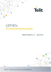 Telit Wireless Solutions LE910C Series At Commands Reference Manual
