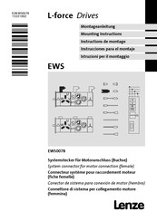 Lenze EWS Series Mounting Instructions