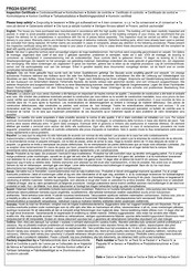 Palmako FRG34-5341FSC Installation Manual