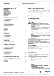 ebm-papst K3G560-AH07-13 Operating Instructions Manual