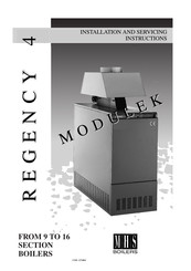 MHS Boilers REGENCY 4 MODULEK Series Installation And Service Instructions Manual