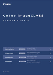 Canon Color imageCLASS MF624Cw Getting Started
