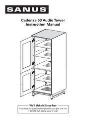 Sanus Cadenza 53 Audio Tower Instruction Manual
