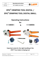 LAPP EPIC 11148001 EPIC 11148004 Operating Instructions Manual