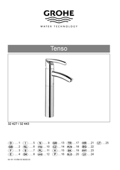 Grohe Tenso 32 427 Installation Instructions Manual