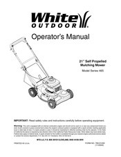 MTD White Outdoor 12A-465E790 Operator's Manual