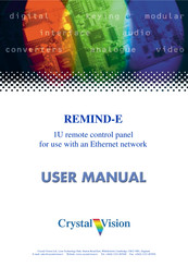 Crystal Vision REMIND-E User Manual