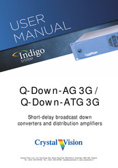 Crystal Vision Indigo Q-Down-AG 3G User Manual