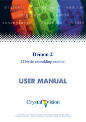 Crystal Vision Demon 2 User Manual
