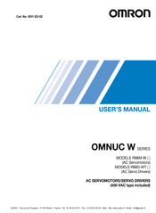 Omron OMNUC W Series User Manual