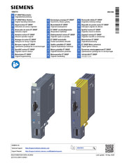 Siemens SIMATIC ET 200SP Original Operating Instructions