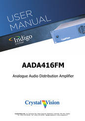 Crystal Vision Indigo AADA416FM User Manual