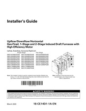 Trane S8B1A040M3PSAB Installer's Manual