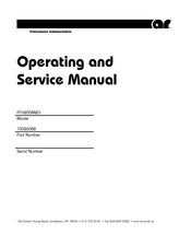 AR ATH200M2G Operating And Service Manual