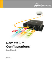 peplink MAX-BR2-PRO-5GH-T-PRM User Manual