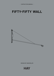 Hay FIFTY-FIFTY WALL Instruction Manual