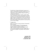 IBM M791 Series Manual
