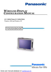 Panasonic CFVDW07M - COMPUTER WIRELESS DISPLAY Configuration Manual