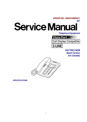 Panasonic KX-TSC14CB Service Manual