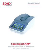 SPEX NanoSNAP Operating Manual