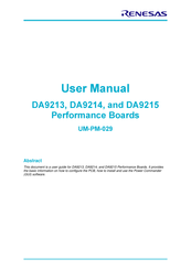Renesas DA9215 User Manual