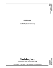 Navistar NavKal User Manual