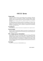 Albatron KM333 Series User Manual