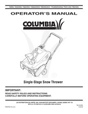 Columbia 31A-2M1A897 Operator's Manual