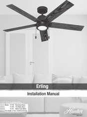 Hunter Erling 51761 Installation Manual