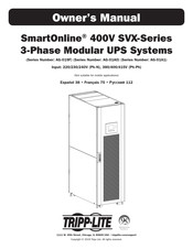 Tripp Lite SmartOnline SVX30KM1P3B Owner's Manual