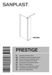 Sanplast PRESTIGE PR2 Installation Manual