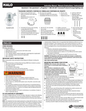 Cooper Lighting Solutions Halo AL6501LED Instruction Manual