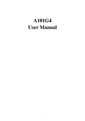 Archos A101G4 User Manual