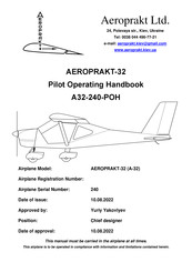 AEROPRAKT A32-240-POH Pilot Operating Handbook
