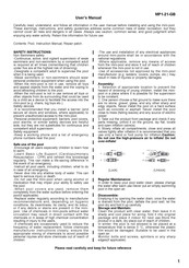 Jilong MP1-21-GB User Manual