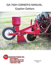 Elston Manufacturing GA-700H Owner's Manual