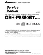 Pioneer P8880BT/BR Service Manual