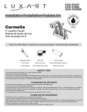 Luxart Carmella C241-PUCP Installation Manual