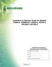 aero-stream AS500-3 Manual