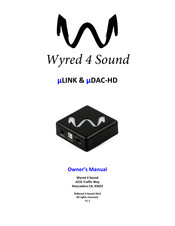 Wyred 4 Sound mLINK Owner's Manual