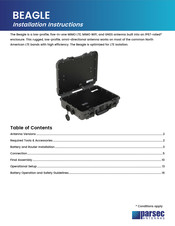 Parsec Technologies Beagle G Installation Instructions Manual