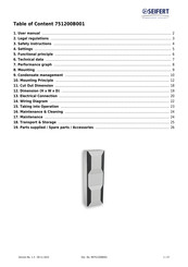 Seifert 751200B001 User Manual