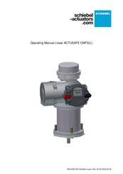 SCHIEBEL ACTUSAFE CMFSL Operating Manual