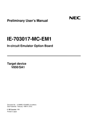 NEC IE-703017-MC-EM1 User Manual