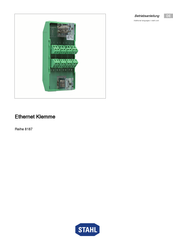 Stahl 8187/10-0 Operating Instructions Manual