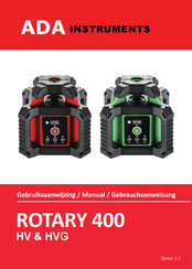 Ada ROTARY 400 HVG Manual