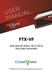 Crystal Vision Vision FTX-VF User Manual