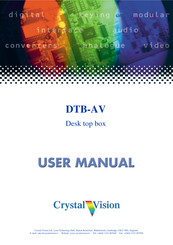 Crystal Vision DTB-AV User Manual