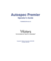 Waters Autospec Premier Operator's Manual