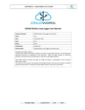 cloudworks Nimbus Loop Logger User Manual